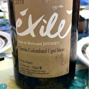 Domaine Jousset - Lise & Bertrand Jousset - Exilé Blanc