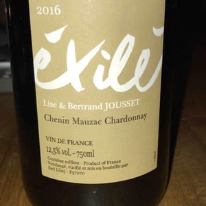 Domaine Jousset - Lise & Bertrand Jousset - Exilé Blanc