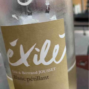 Domaine Jousset - Lise & Bertrand Jousset - Exilé Blanc