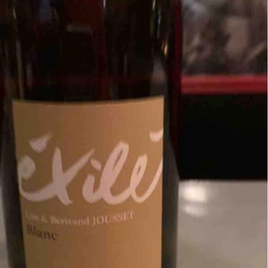 Exilé Blanc - Domaine Jousset - lise-bertrand-jousset