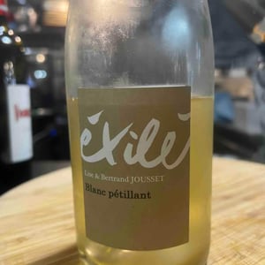 Domaine Jousset - Lise & Bertrand Jousset - Exilé Blanc Pétillant