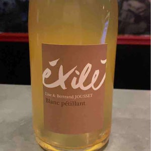Exilé Blanc Pétillant - Domaine Jousset - lise-bertrand-jousset