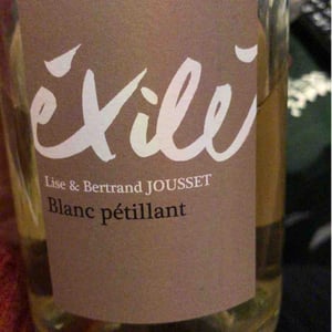 Exilé Blanc Pétillant - Domaine Jousset - Lise & Bertrand Jousset 