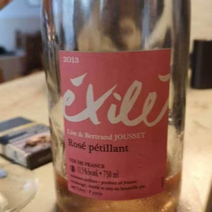 Éxilé Rosé Pétillant - Domaine Jousset - lise-bertrand-jousset