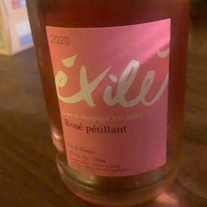 Éxilé Rosé Pétillant - Domaine Jousset - Lise & Bertrand Jousset 