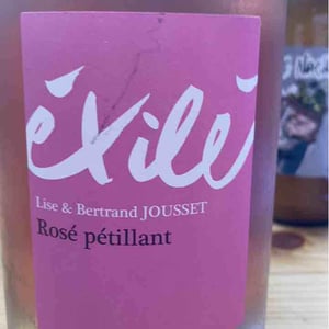 Éxilé Rosé Pétillant - Domaine Jousset - lise-bertrand-jousset