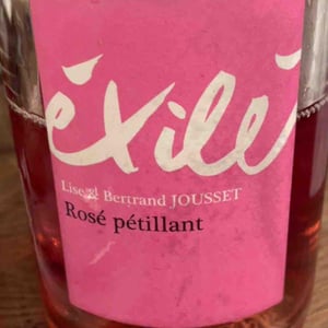 Éxilé Rosé Pétillant - Domaine Jousset - Lise & Bertrand Jousset 