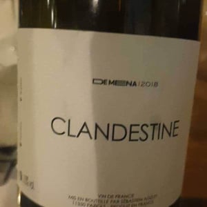 Clandestine (blanc) - Domaine de Mena - Sébastien Agelet 