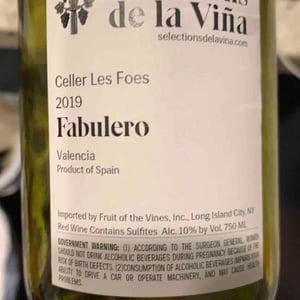 Fabulero - Selection De La Vina - celler-les-foes