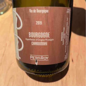 Bourgogne Chardonnay - Domaine Petit-Roy - seiichi-saito