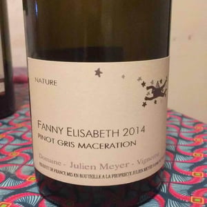 Domaine Julien Meyer - Patrick Meyer - Fanny Elisabeth - Pinot Gris macération