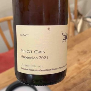 Fanny Elisabeth - Pinot Gris macération - Domaine Julien Meyer - Patrick Meyer 