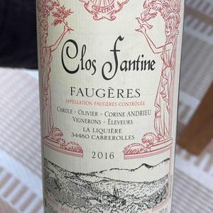 Clos Fantine - Carole, Olivier & Corine Andrieu - Faugères