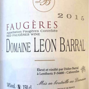 Domaine Léon Barral - Didier Barral - Faugères "Tradition"