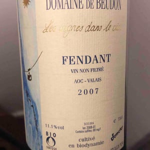 Fendant - Domaine de Beudon - marion-granges-fayss
