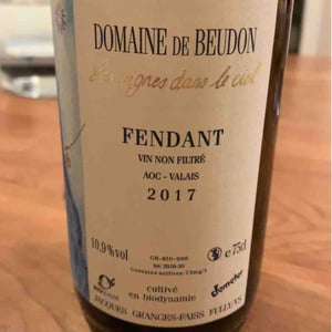 Fendant - Domaine de Beudon - Marion Granges-Fayss 