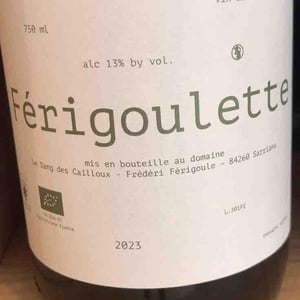 Férigoulette - Le Sang Des Cailloux - serge-frederic-ferigoule -2019