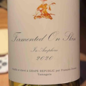 "Fermented On Skin In Amphora" (X Francois Dumas) - Grape Republic Inc. - Haruyuki Yano 