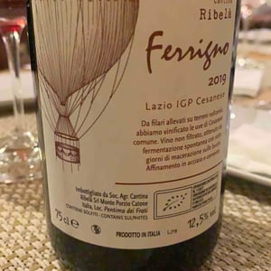 Ferrigno 2019 - Cantina Ribelà - Chiara Bianchi & Daniele Presutti