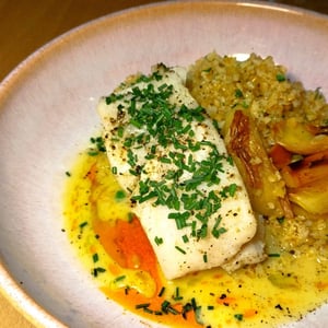 Filet De Jaune, Boulghour, Poireau Brulé, Sauce Beurre Blanc - Ter. - 747367