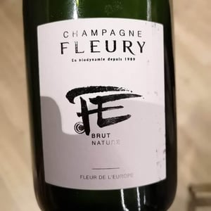Fleur de l'Europe Brut Nature - Champagne Fleury - Morgane, Jean-Sébastien & Benoit Fleury 