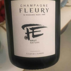 Fleur de l'Europe Brut Nature - Champagne Fleury - Morgane, Jean-Sébastien & Benoit Fleury 