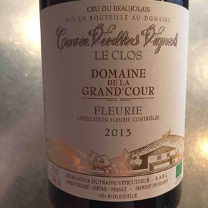 Fleurie Cuvée Vieilles Vignes - Domaine de la Grand'Cour - Jean-Louis Dutraive 