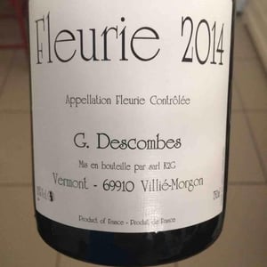 Georges Descombes - Georges Descombes - Fleurie