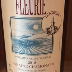 Fleurie La Madone - Domaine Chamonard - jean-claude-jeanne-genevieve-chanudet