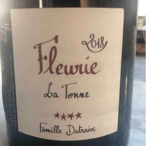 Fleurie La Tonne - Domaine de la Grand'Cour - jean-louis-dutraive