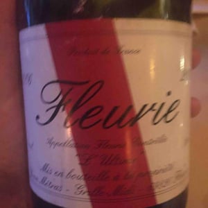 Fleurie L'Ultime - Domaine Métras - Yvon Métras 