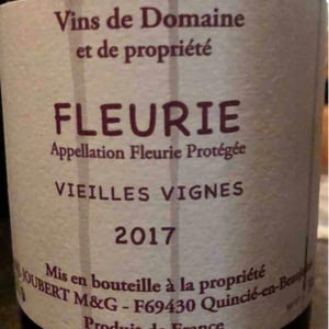 Domaine Marcel Joubert - Carine Joubert - Fleurie Vieilles Vignes
