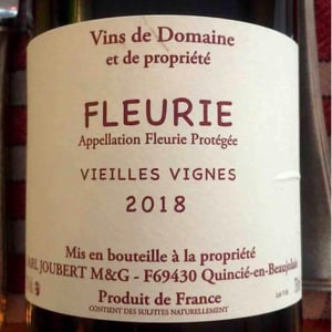 Fleurie Vieilles Vignes - Domaine Marcel Joubert - carine-joubert
