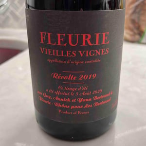 Fleurie Vieilles Vignes - Les Bertrand - Guy, Annick & Yann Bertrand 