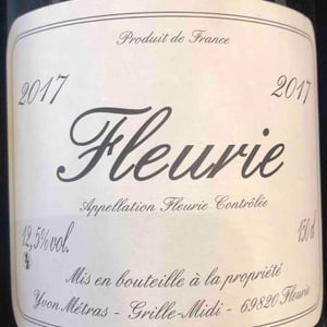 Domaine Métras - Yvon Métras - Fleurie