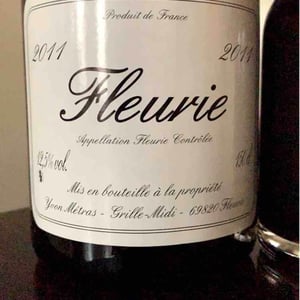 Fleurie - Domaine Métras - yvon-metras