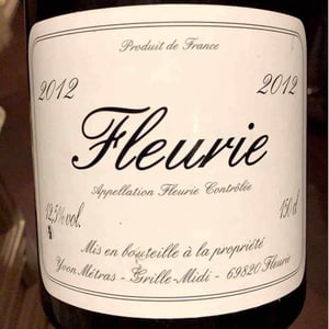 Fleurie - Domaine Métras - yvon-metras