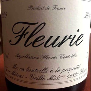 Domaine Métras - Yvon Métras - Fleurie