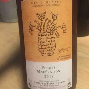 Fleurs Macération - Domaine Brand & Fils - Philippe Brand 
