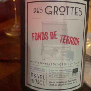 Fonds De Terroir 21 - Domaine des Grottes - Romain des Grottes -2021