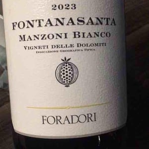 Azienda Agricola Foradori - Elisabetta Foradori - Fontanasanta Manzoni Bianco