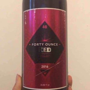 Forty ounce red, French - 