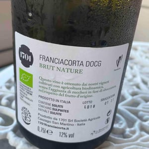 Franciacorta Brut Nature - 1701 Franciacorta - Silvia & Federico Stefini 