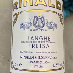Langhe Freisa - Azienda Agricola Giuseppe Rinaldi - Marta e Carlotta Rinaldi 