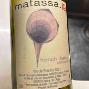 Domaine Matassa - Tom Lubbe - French Disko