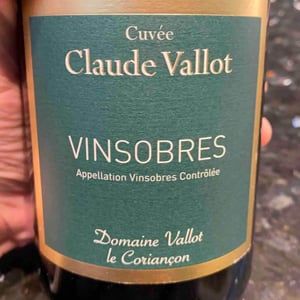 Vinsobres - Vallot Le coriancon - anais-francois-vallot