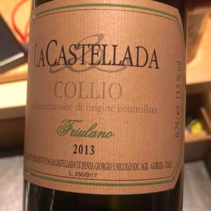 Friulano Collio - La Castellada - Giorgio Bensa 
