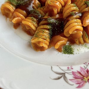 Fusilloni Con Salsa Di Guanciale - Materia Spazio Cucina - 791888