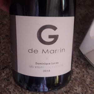 G De Marrin - Les Vignes de Paradis - Dominique Lucas 