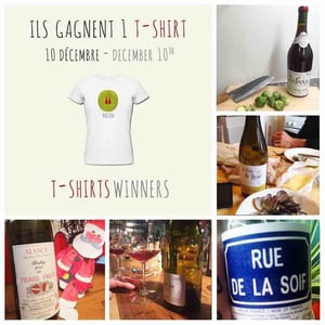 GAGNANTS T-SHIRT RAISIN 👕 WINNERS !